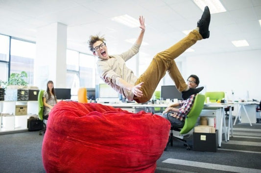 luxury beanbag in office