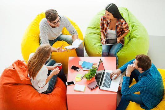 Superb Study Breaks: Ideas for Student Lounge Decor with Bean Bag Chairs - Bean Bags R Us