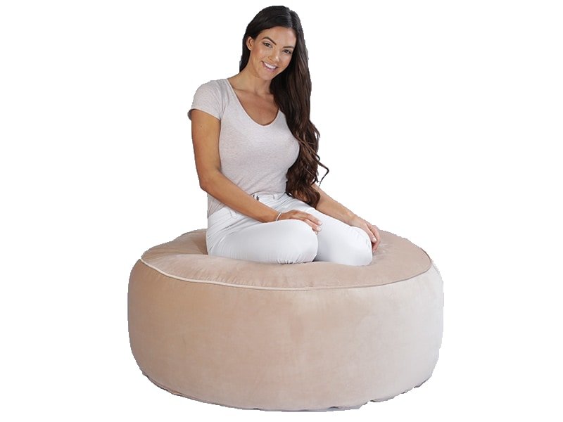 Bella Velvet Ottoman - Bean Bags R Us