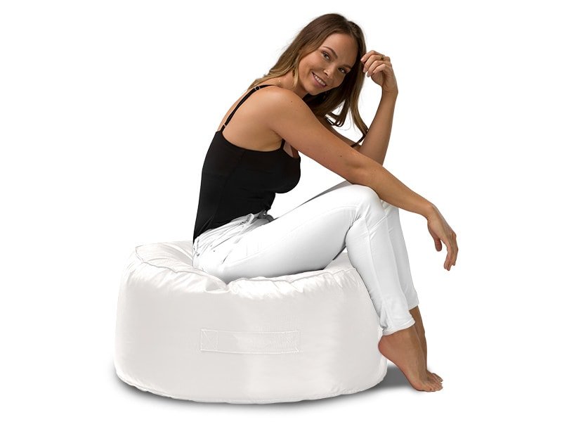 Round Outdoor Ottoman - Bean Bags R Us