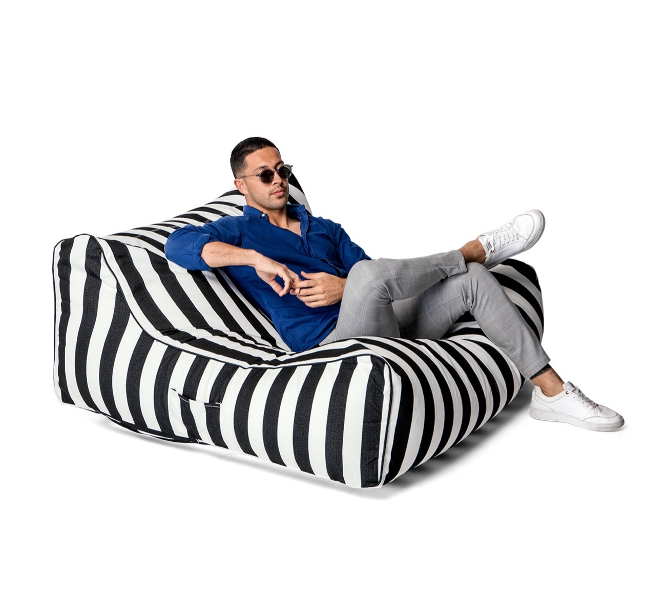 Unleash Your Creativity With Custom Designer Bean Bags   Costapremiumstripes 1350x1286 Black 